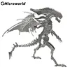 Microworld 3D Metal Puzzle Games Alien Models Kits Steel Warcraft DIY Assembled Jigsaw Birthday Toys Gifts For Home Decoration 1