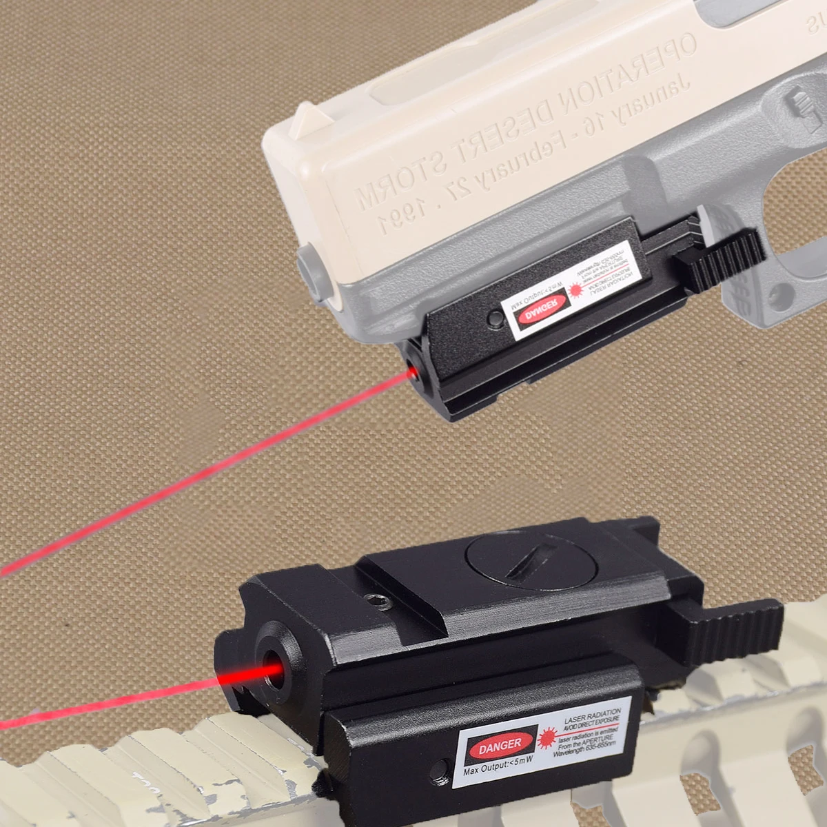 

Тактический мощный металлический лазерный мини-прицел в красную точку для пистолета для страйкбола с 20 мм планкой Пикатинни для пневматического пистолета Glock 17 19 22 23