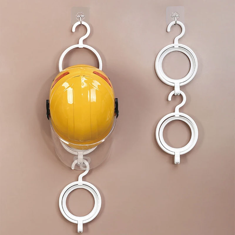 حامل شعر مستعار معلق للشعر المستعار أبيض وأسود شما...