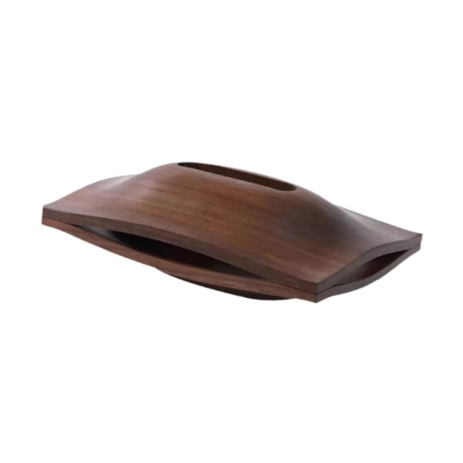 Wooden Tissue Box Cover Tabletop Ornament Paper Napkin Holder Napkin Paper Case for Vanity Bedroom Dresser Desk Home Decor 4