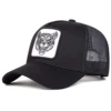 Unisex Wolf Embroidery Baseball Net Caps Spring and Summer Outdoor Adjustable Casual Hats Sunscreen Hat 2