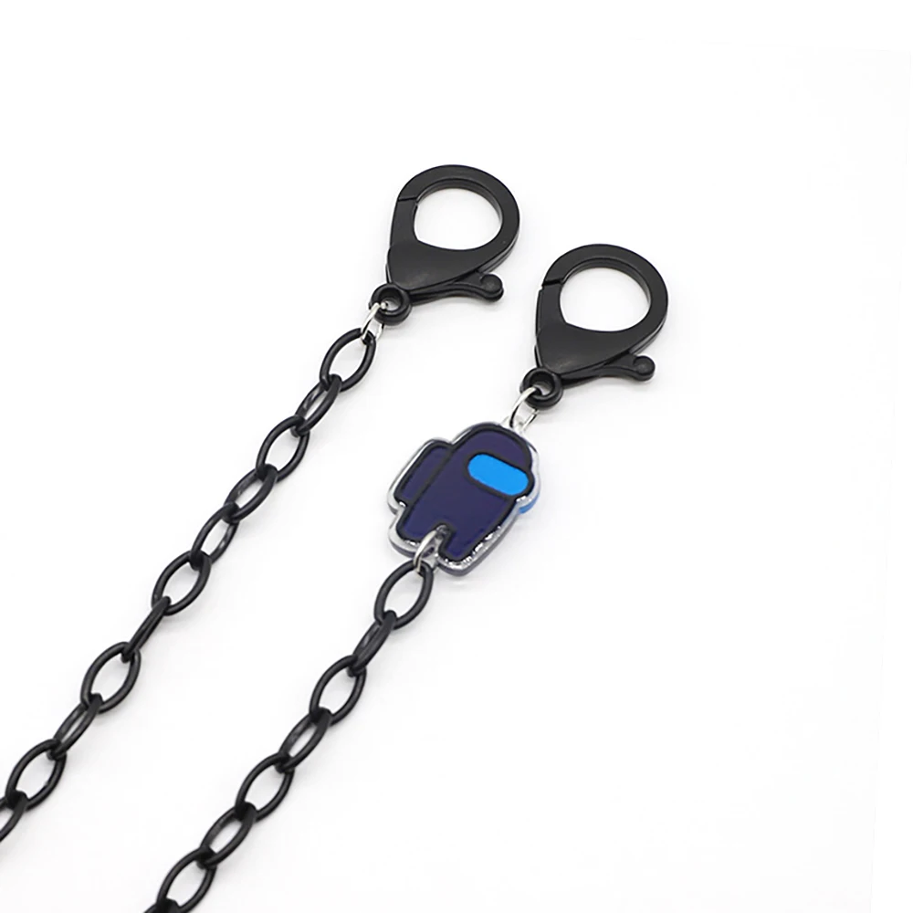 Face Mask Chain For Children Acrylic Fashion Sunglasses Lanyard Cartoon Spaceman Strap Trendy Eyeglass Holder Strap Hang on Neck