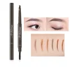 Double Head Eyebrow Enhancers Pencil Tattoo Waterproof Long Lasting Professional Brow Pen With Eyebrow Brush Natural Eye Makeup 1