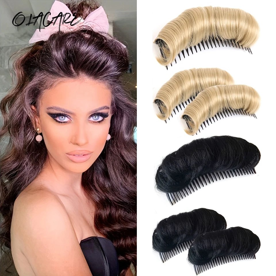 Synthetic Hair Wig with Invisible Bangs for Women