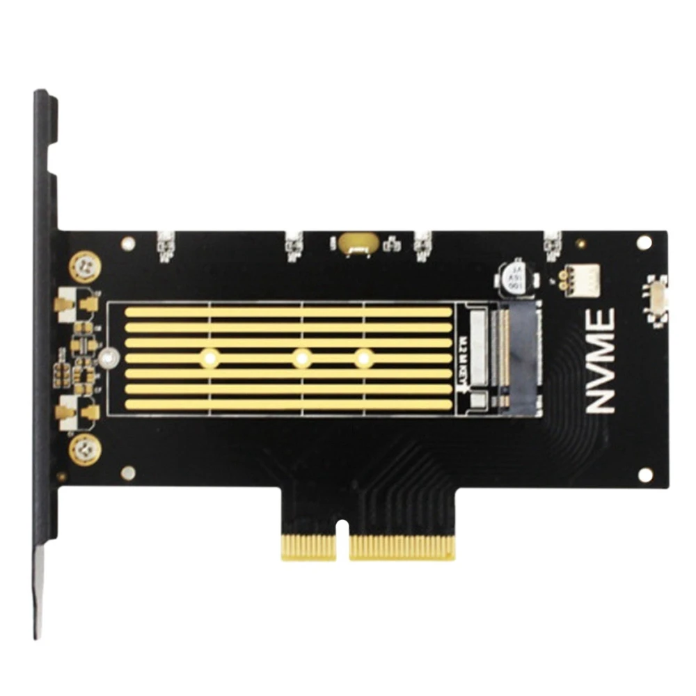 

NVMe карта адаптера PciEX4 M Key полная скорость M.2 расширения PCIE3.0 карта адаптера