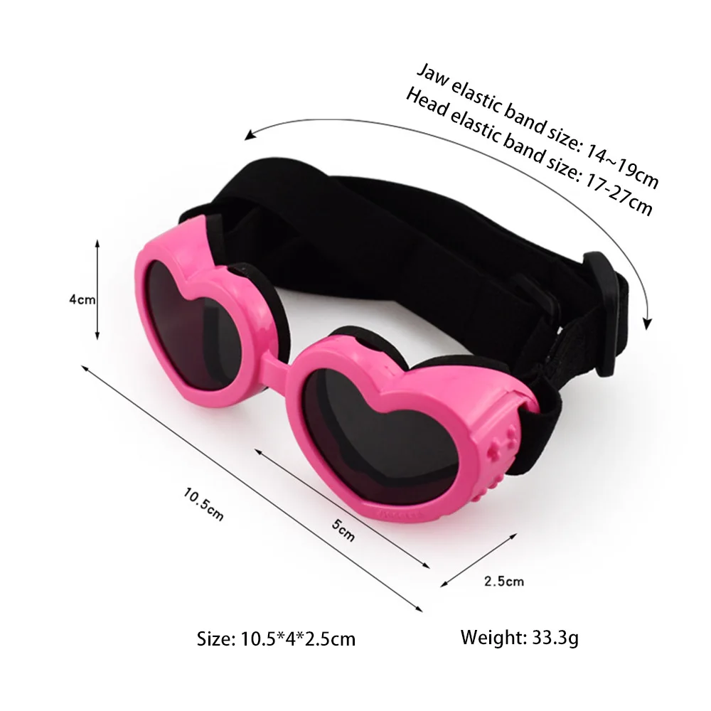 Premium Dog and Cat Sunglasses with Adjustable Strap - UV Protection & Windproof Pet Gift