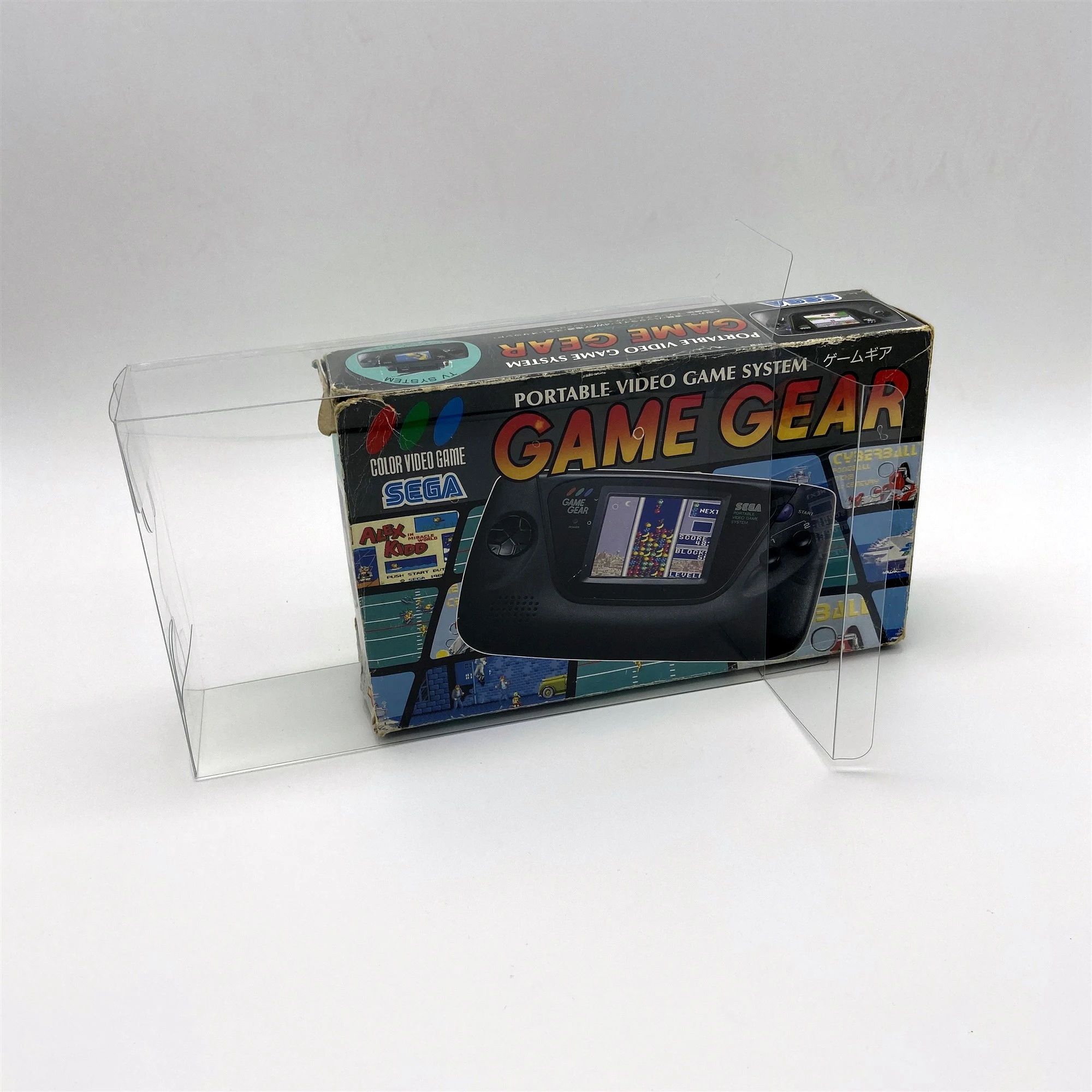 1 Scatola Di Protezione Per L'Attrezzatura Di Gioco Sega Japan Version Clear Display Case Collect Box