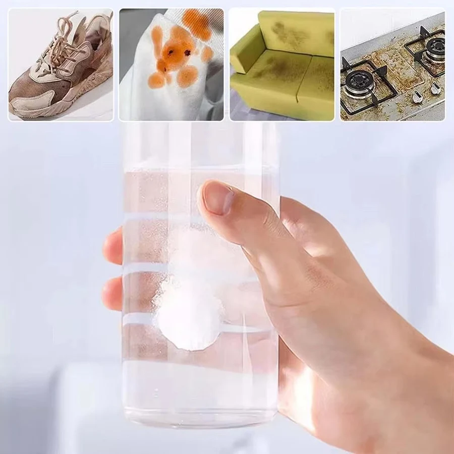 Cleaning Effervescent Tablets 1-100pcs Universal Multi-functional Bio-Enzyme Kill Bacteria