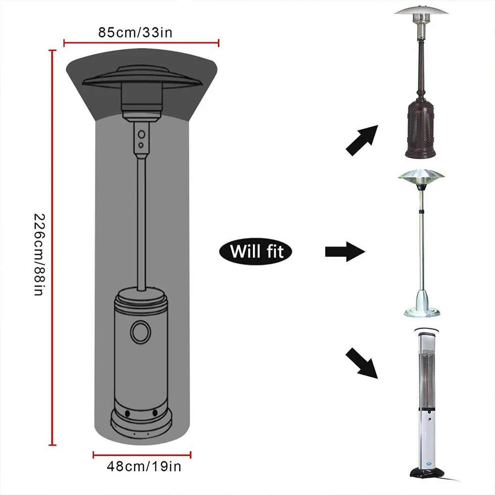 Patio Furniture Cover Waterproof Patio Heater Cover Outside Furniture Protector