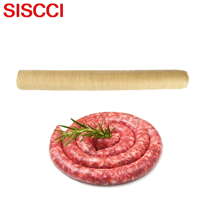 Description Picture 3 of item15M*18MM Sausage Casing Meat Packing Tools Meat Fillers Machine Filler Shell for Sausage Maker Kitchen Tools Grinder Accessoires