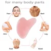 1pc Heart Shape SPA Massage Beeswax Gua sha Scraping Massage Scraper Face Massager Acupuncture Guasha Board Massager for Face 6
