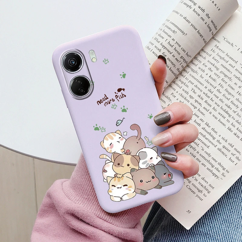 Silicone Soft TPU Protective Cat Design Phone Case with Little Dinosaur Shell