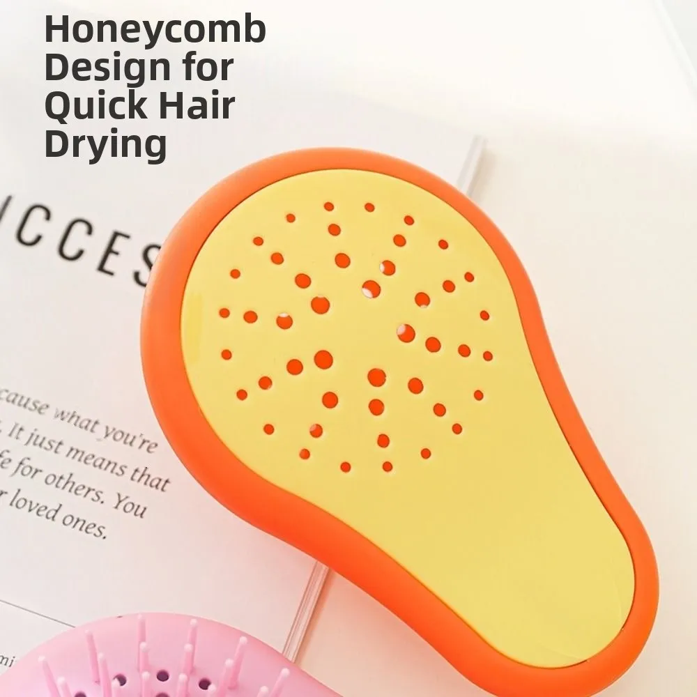 New Mini Massage Comb With Ventilation Holes Dry and Wet Use Head Scalp Massage Combs Massage Brush Hair Styling Tool