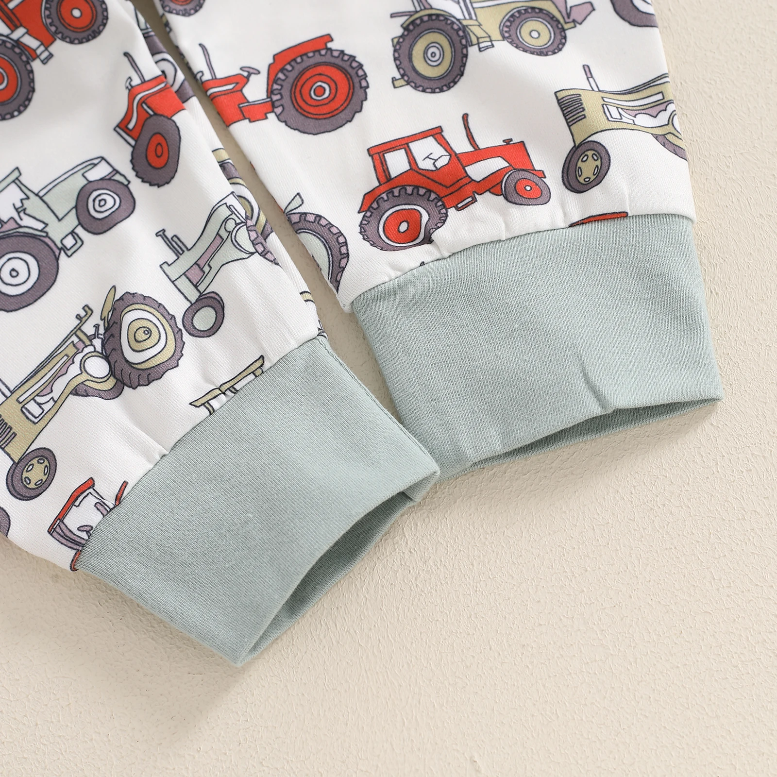 Citgeett Summer Infant Baby Boys Pants Set Long Sleeve Embroidery Romper Print Pants Hat Fall Outfit Clothes