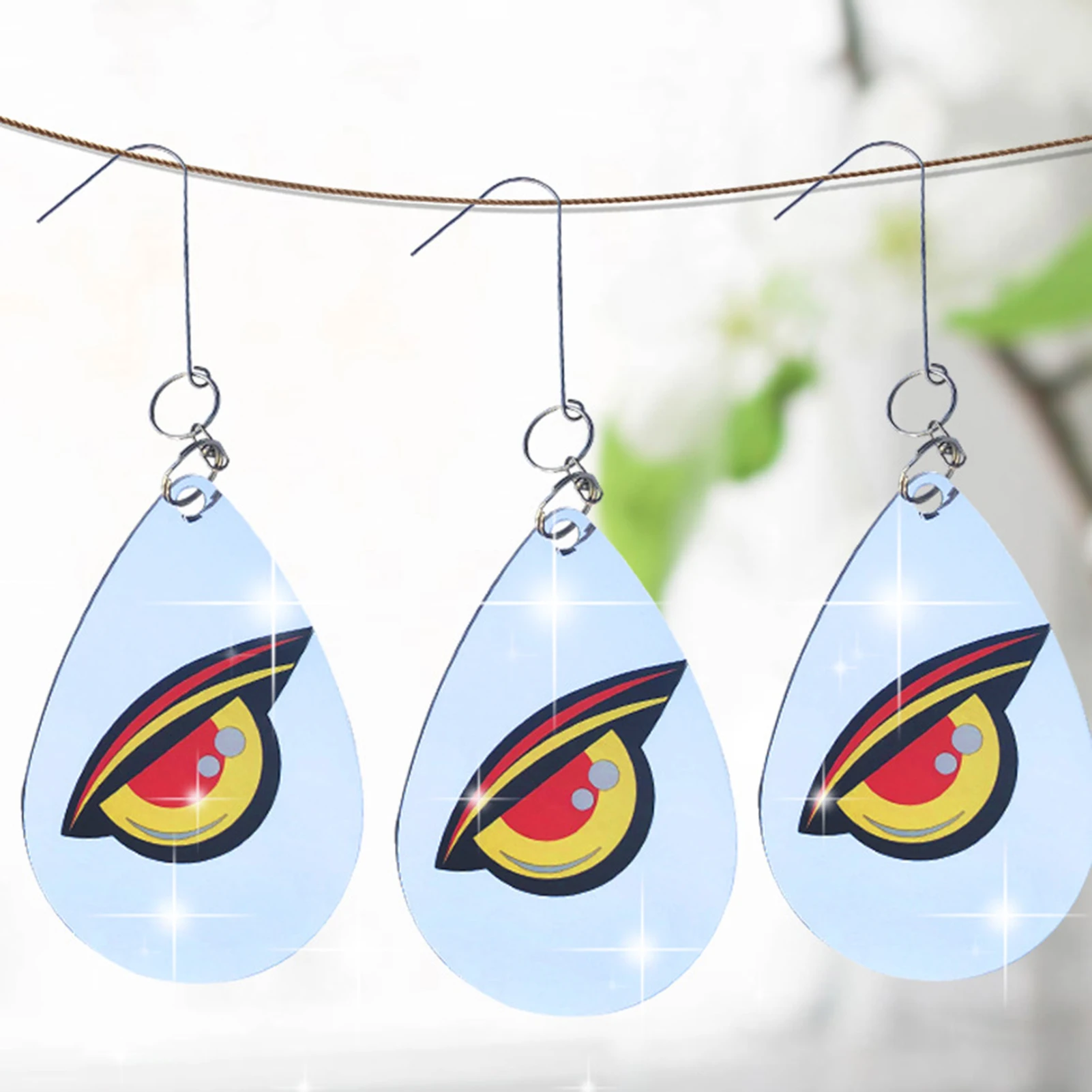 Owl Eye Pattern Bird Repelling Reflective Device To Keep Birds Away From Barns Garden Windows