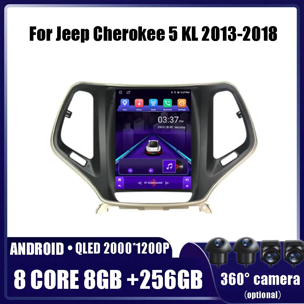 

Android 14 For Jeep Cherokee 5 KL 2013-2018 For Style Android Car Multimedia Player Navigation Intelligent System DSP 4G WIFI