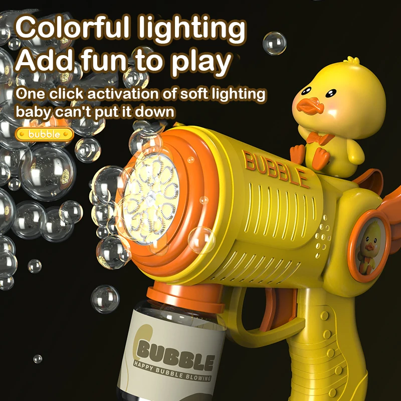 Bubble Blowing Toy Fully Automatic Bubble Blowing Toy Bubble Gun Outdoor Machine Gift Holiday Gift Toy