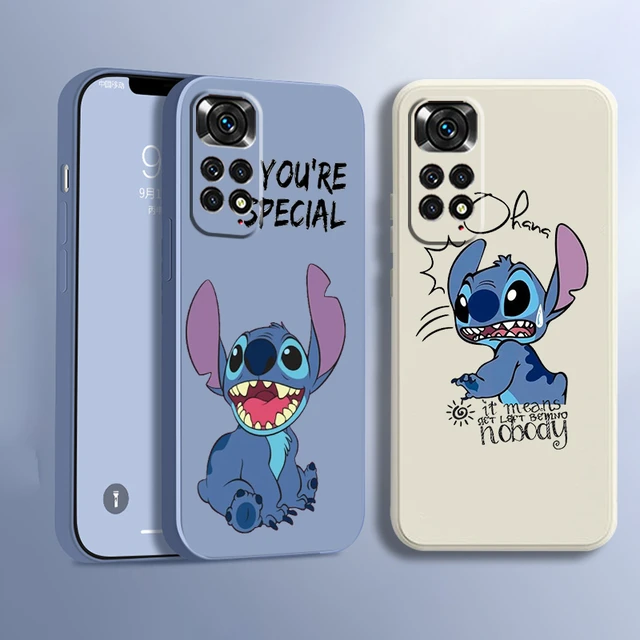 Funda para Xiaomi Redmi Note 12 5G Oficial de Disney Stitch Azul