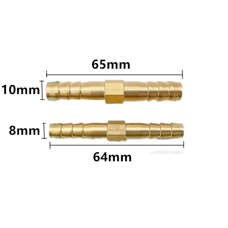 Brass Splicer Pipe Fitting Water Gas Air Joint T X Y L Type Hose Barb Tail 6 8 10 12 14 16 19 mm Male Connector Copper Adapter hose pipe fitting pipe fitting water faucet adapter tee adapter water pipe fitting
