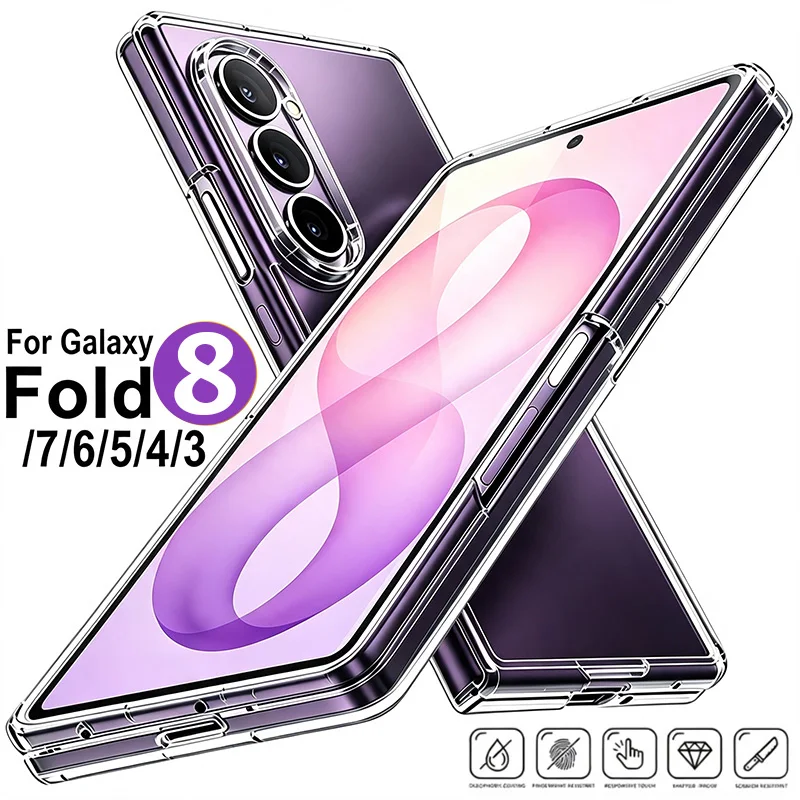 Ultra Thin Shockproof Transparent Phone Case - Slim Hard Cover