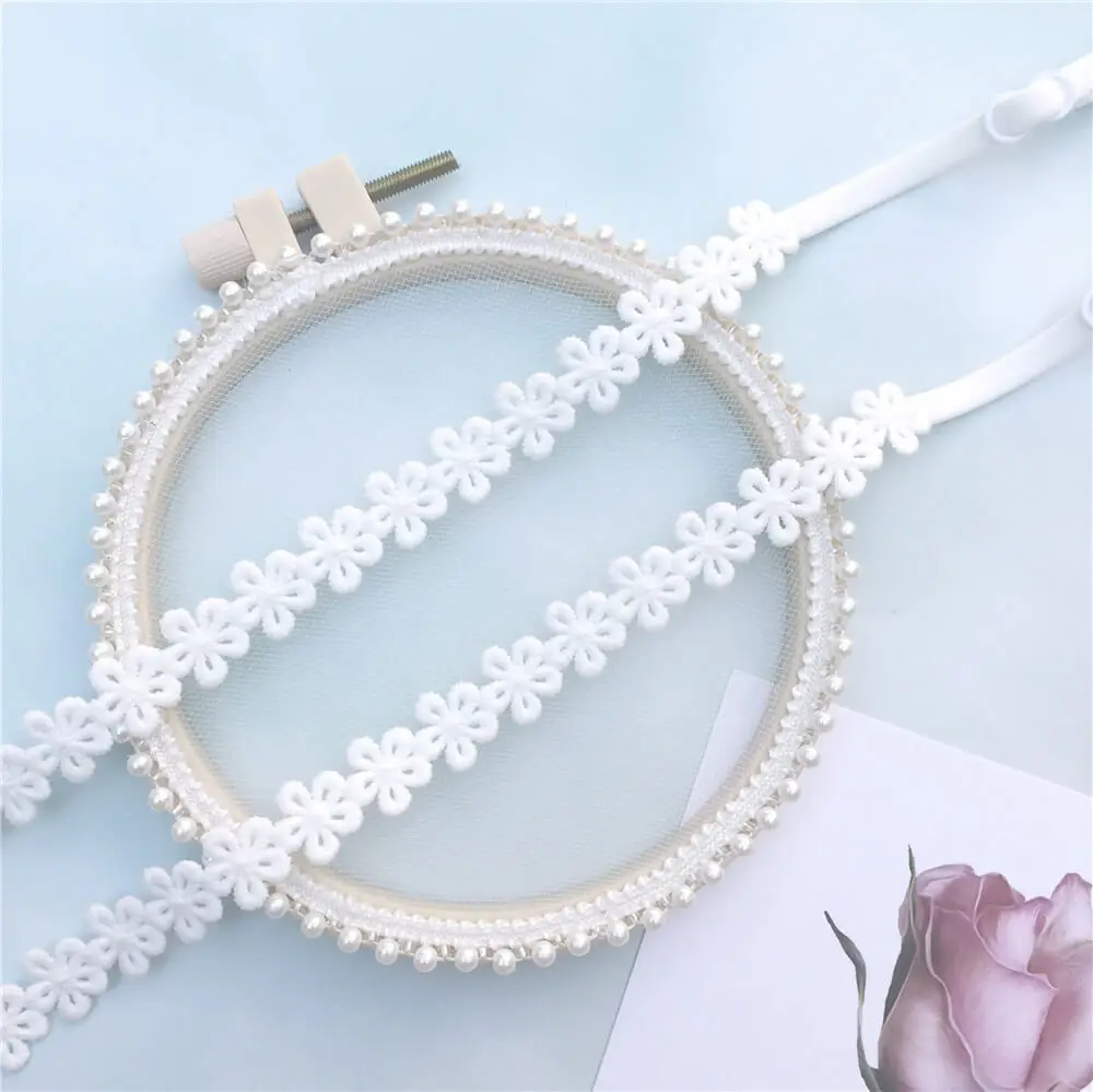 Moly Story Decorative Small Flower Thin Bra Straps Women Shoulder Strap Replacement Intimate Accessories Underwear Belt