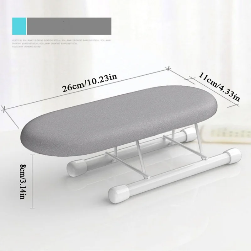 Portable Mini Ironing Board Rack for Clothes Sleeves and Shirts Small Size Easy To Store and Carry Ironing Board