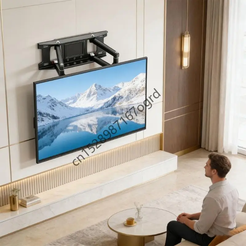 공간 절약 634A를 위한 유연한 계획과 강력한 금속 건물을 갖춘 3280피트 LCD 디스플레이용 확장형 회전 벽 마운트