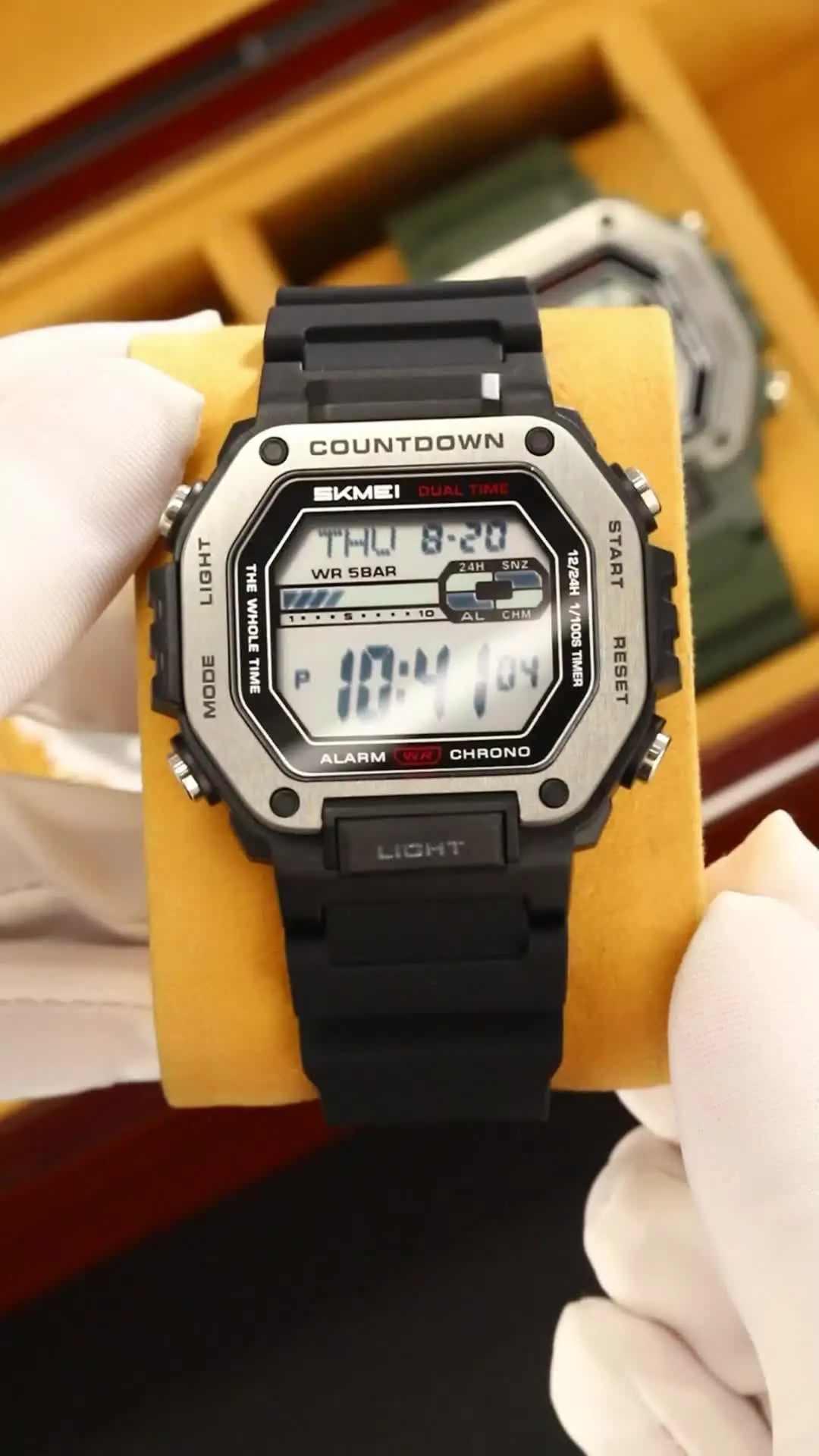 SKMEI Mens Polshorloge, Waterdichte Militaire Analoge Digitale Horloges met LED Multi Time Chronograaf, Roestvrij Staal Zakelijke Horloges voor SKMEI Mens Polshorloge, Waterdichte Militaire Analoge Digitale Horloges met LED Multi Time Chronograaf, Roestvrij Staal Zakelijke Horloges voor