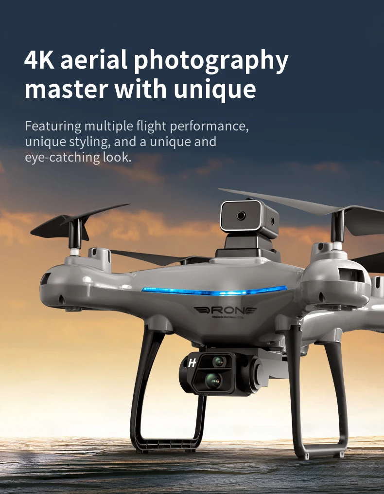 Description Picture 5 of itemKY102 Drone Profesional 8K Dual-Camera Aerial Photography 360°Obstacle Avoidance Optical Flow Four-Axis Remote Control Aircraft