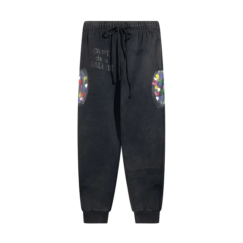 

NEW GALLERY DEPT New Fashion Spring Autumn Dept Painted Flare Sweat Pant High Quality Men Women 2024 Street Trousers