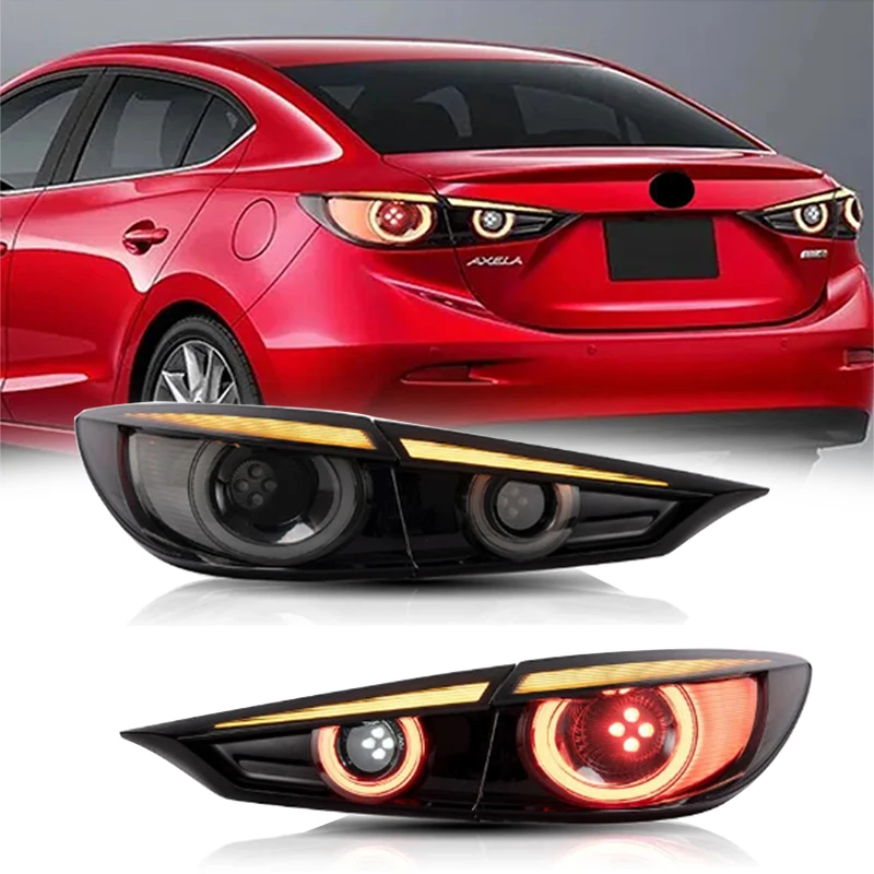 

LED Taillight For Mazda 3 Sedan 2014 2015 2016-2018 Axela Rear Running Lamp Brake Reverse Dynamic Turn Signal Car Tail Light