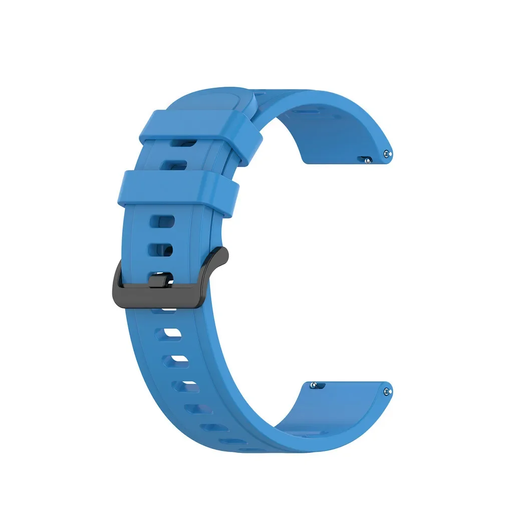 Premium Silicone Smartwatch Strap, 20-22mm - Vibrant Color Options