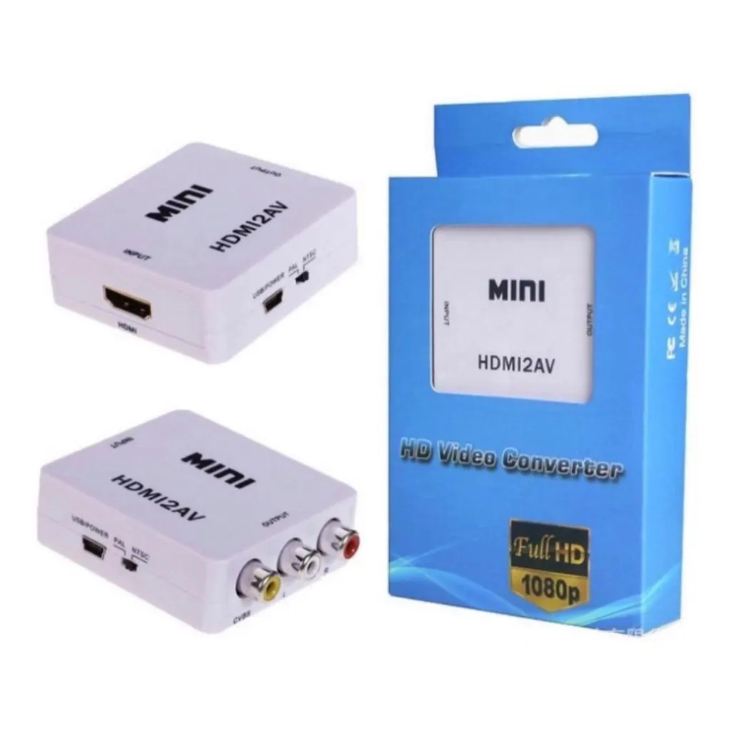 conversor hdmi 2 AV de hdmi para video