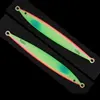 1PC Fast JIg Lure 60g80g100g Fishing UV Glow Jig 3D Print Speed Falling Angler Metal Hard Bait Sinking Jigging Pesca Bait 5