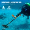 VEVOR Metal Detector 12" Coil Rechargeable Gold Detector 39-50in Adjustable W/7 Modes DSP Chip IP68 for Detecting Gold Treasure 3