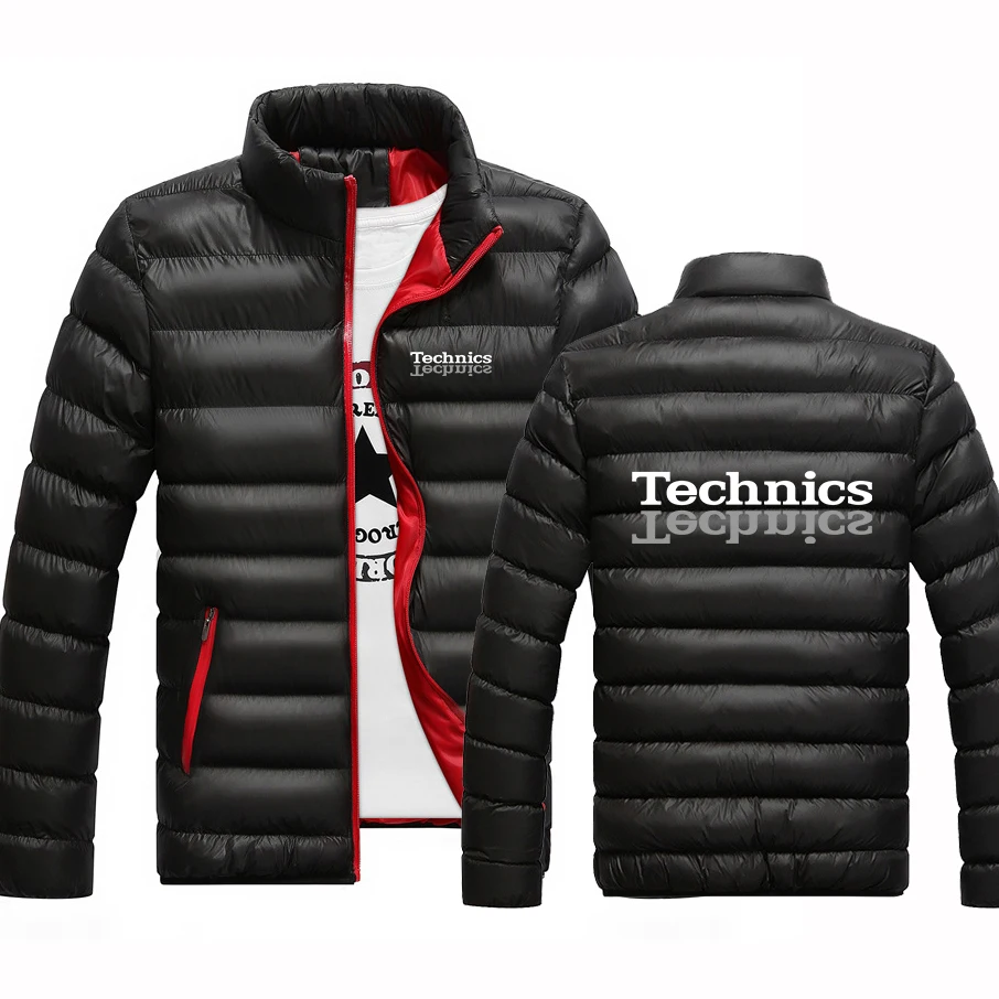 New Technics Men Dj 1200 Giradischi Music Winter Manica Lunga Baseball Zipper Windbreaker Antivento Casual Piumini Abbigliamento