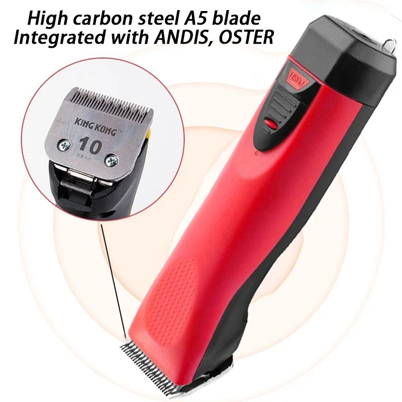 35W Professional Pet Hair Clipper Cordless Haircut Electric Dog Trimmer Grooming Pets Store Cat Beauty Trimmer Hair Cutting
