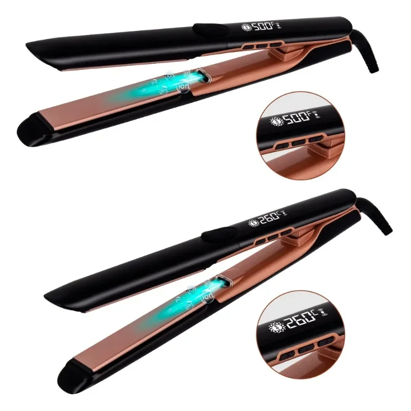 

Plasma Hair Flat Iron 500F Hair Straightener Keratin Treatment for Frizzy Hair Recovers the Damaged Hair Irons