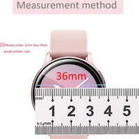 Protecteur d'écran rond en Hydrogel pour montre intelligente, 5 pièces, diamètre 40mm 39mm 38mm 37mm 36mm 35mm 34mm 33mm 32mm, Film de protection Hydrogel 2