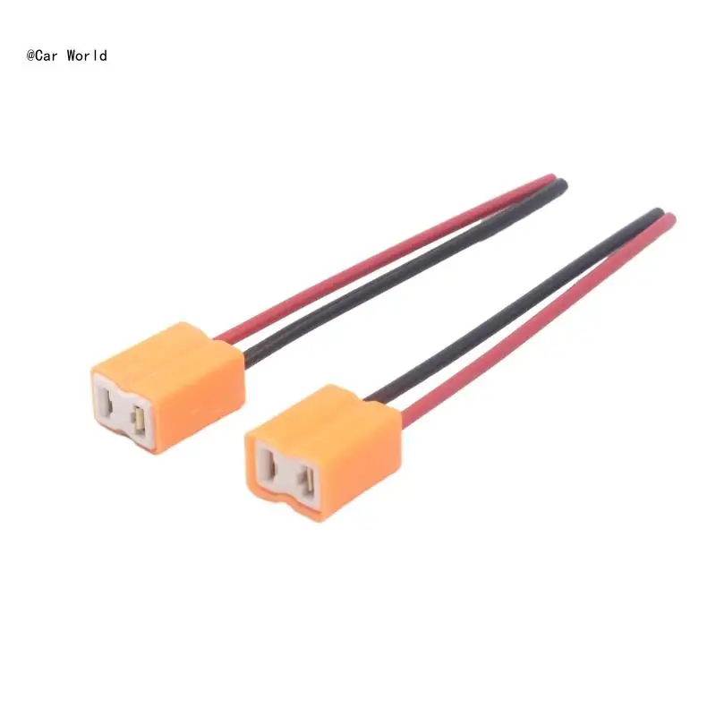 

6XDB Repair Plug Sockets Wiring Harness Headlight Bulb Ceramic Socket Plug Connector