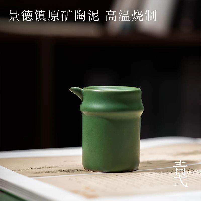 Bamboo Shape Ceramics Calligraphy Water Dropper For inkstone Traditional Chinese Painting Drawing  Four Treasures of the Study