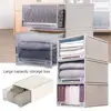 1Pcs Clothing Layered Drawer Storage Box Large Capacity Plastic Underwear Socks Storage Box 5L/13L/21L/35L/54L Stackable 1