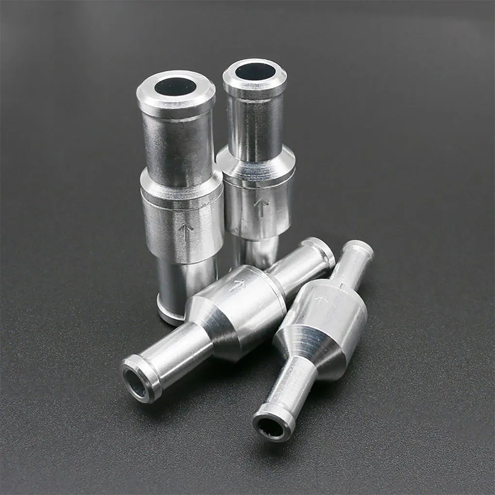 2/3/5 One Way Check Valve Aluminium Valve For Car Check Brake Booster One-Way 6 8 10 12mm Durable
