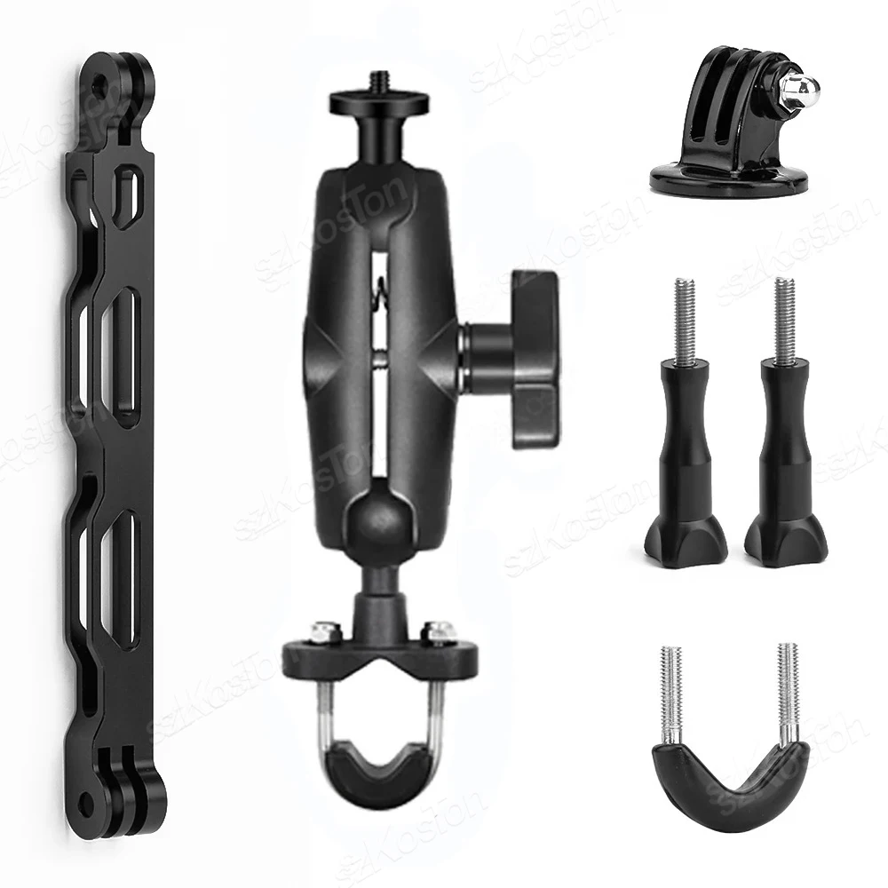 Panoramic Selfie Stick Monopod Mount Handlebar Bracket for Bicycles and Motorcycles