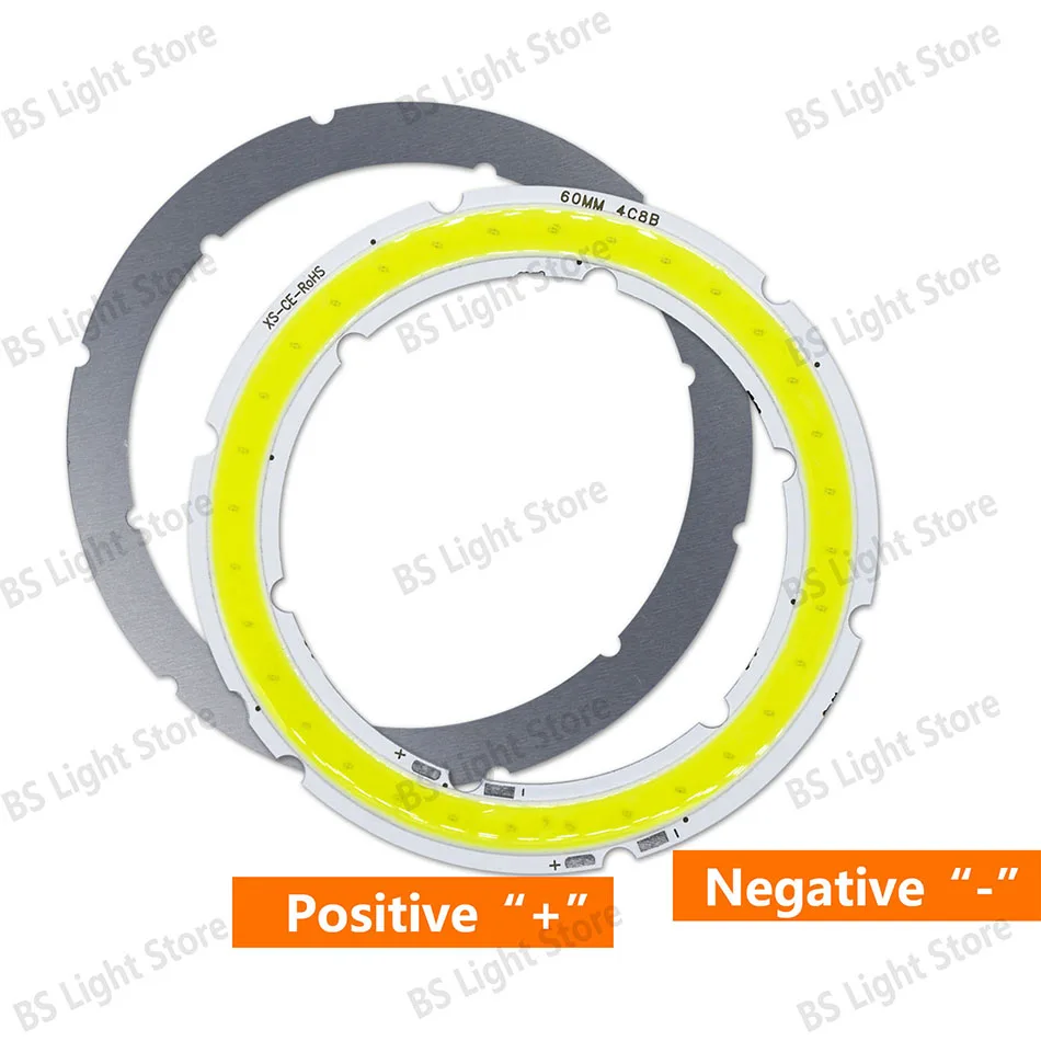 12V 2W 4W 6W 8W 10W 12W Angel Eye LED COB Lichtquelle 20mm 40mm 60mm 80mm 100mm 120mm Zubehör Geeignet DIY Glühbirne Weiß – Detail 5