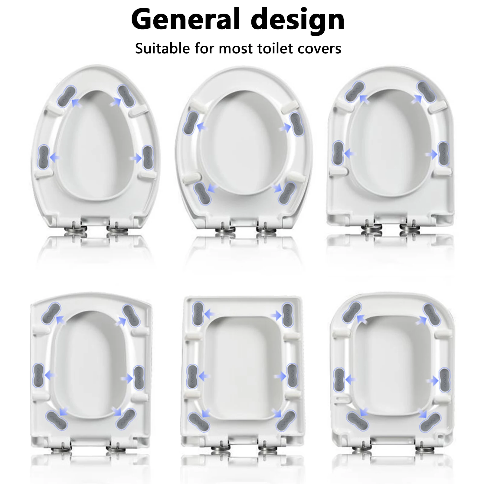Universal Toilet Seats Gasket Replacement Bidet er Spacers Bidet Covers Heightening Shim Kits Bathroom Accessories