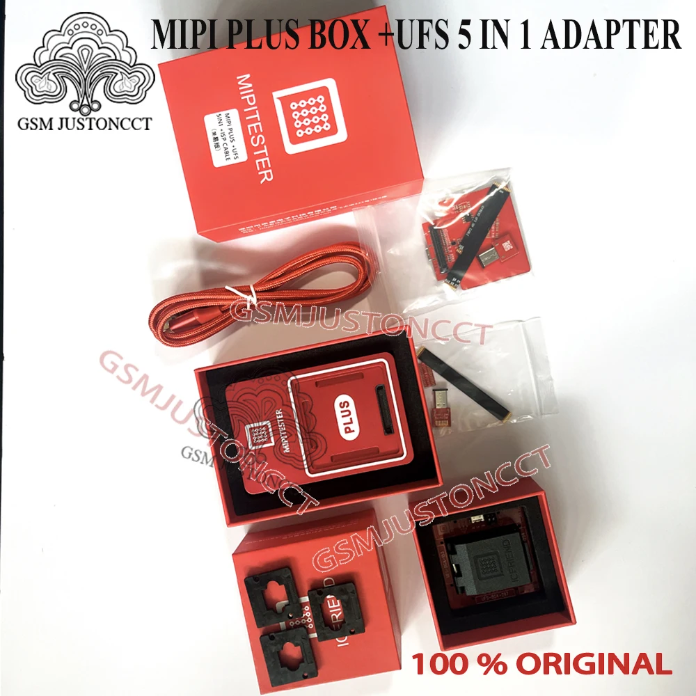MIPI 플러스 박스(UFS 5 in 1(UFS 153.254.297)) emmc isp 및 ufs isp 어댑터 포함