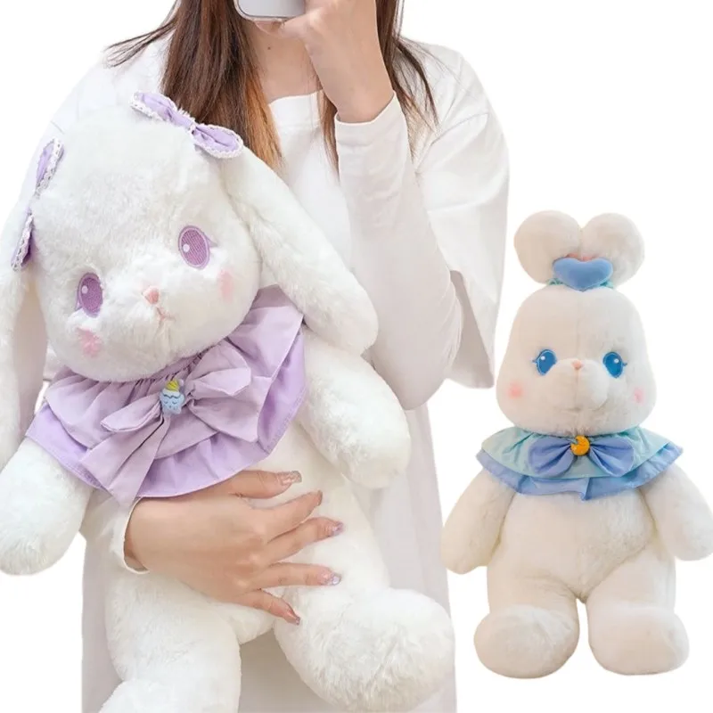 

Плюшевые мягкие игрушки в стиле "Лолита", кролик из мультфильма, красивый кролик, медведь, кукла, детская мягкая подушка в виде милых животных, подарок на день рождения для девочек