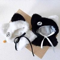 Cape de poupée mignonne adaptée aux vêtements de poupée en coton de 10/15/20cm, cape en poils d'imitation de lapin, décoration de poupée Doupeng 1