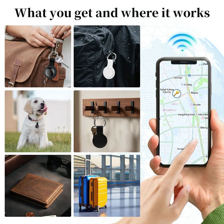 Waterproof Smart Tag Key Finder for Pets and Personal Items